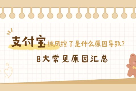支付宝被风控了是什么原因导致？8大常见原因汇总
