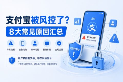 支付宝被风控了是什么原因导致？8大常见原因汇总